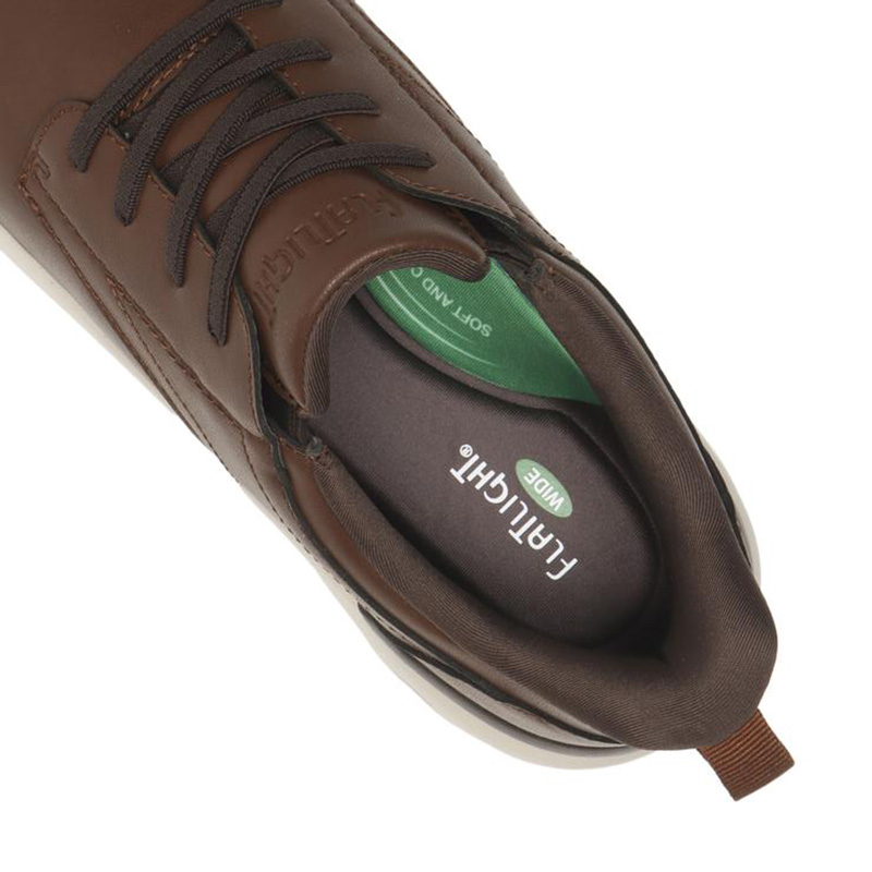 Details for Abc Select Effen Neus Leren Schoenen Bruin A450203015