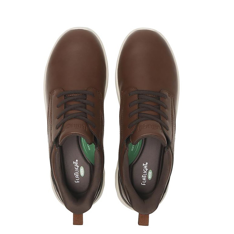 Sizing Abc Select Effen Neus Leren Schoenen Bruin A450203015