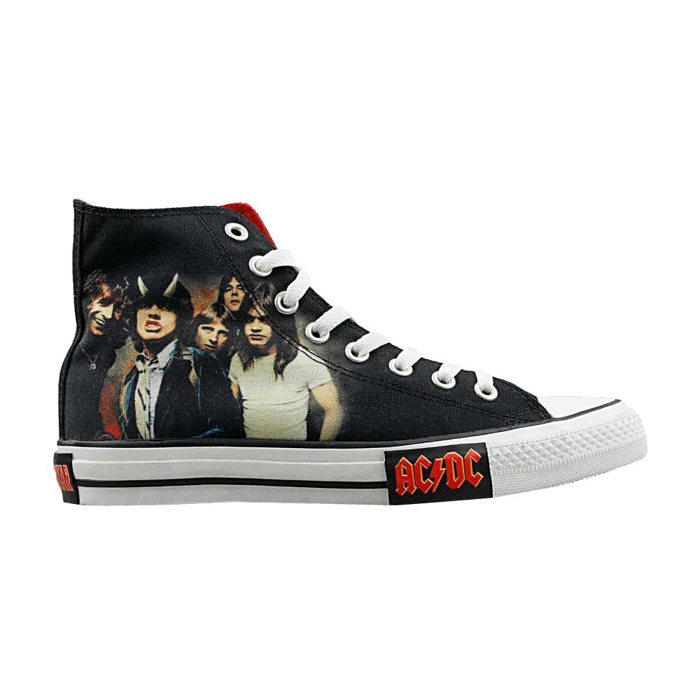 AC/DC x Converse Chuck Taylor All Star High 'Band Chucks' 111073 ...