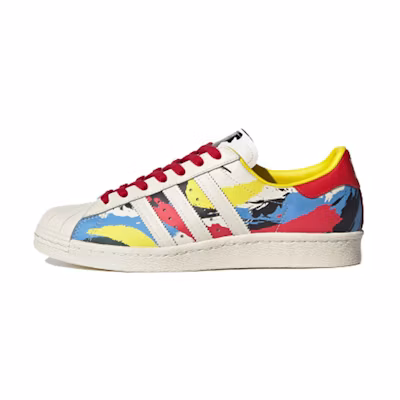 adidas originals Superstar80s AC 'White Yellow Red'