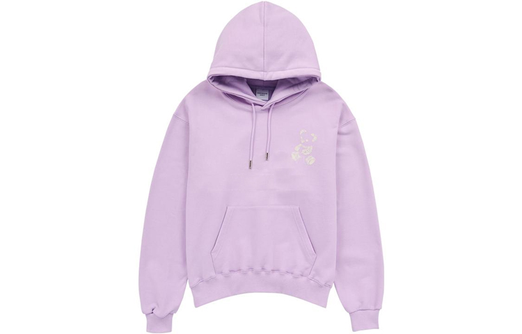 acmé de la vie (ADLV) FW22 Purple Font Bear Graphic Hoodie Unisex ADLV-22FW-HDAFBR-LPP