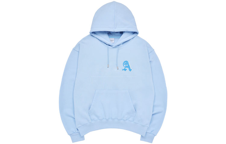 acmé de la vie (ADLV) Letter Print Pullover Hoodie Unisex - Sky Blue ADLV-23SS-HDLPXA-SBL