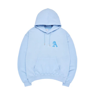 acmé de la vie (ADLV) Letter Print Pullover Hoodie Unisex - Sky Blue ADLV-23SS-HDLPXA-SBL