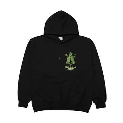 acmé de la vie (ADLV) Logo Embroidered Unisex Hoodie Black ADLV-21FW-HDLTFE-BLK
