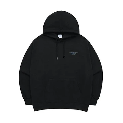 acmé de la vie (ADLV) Logo Print Loose Fit Hoodie Unisex - Black ADLV-24SS-HDAFDG-BLK