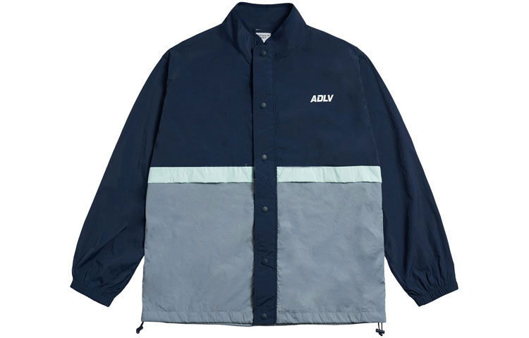 acmé de la vie (ADLV) Rear Logo Windbreaker Jacket Navy Unisex ADLV-21SS-JKLDWB-NVY