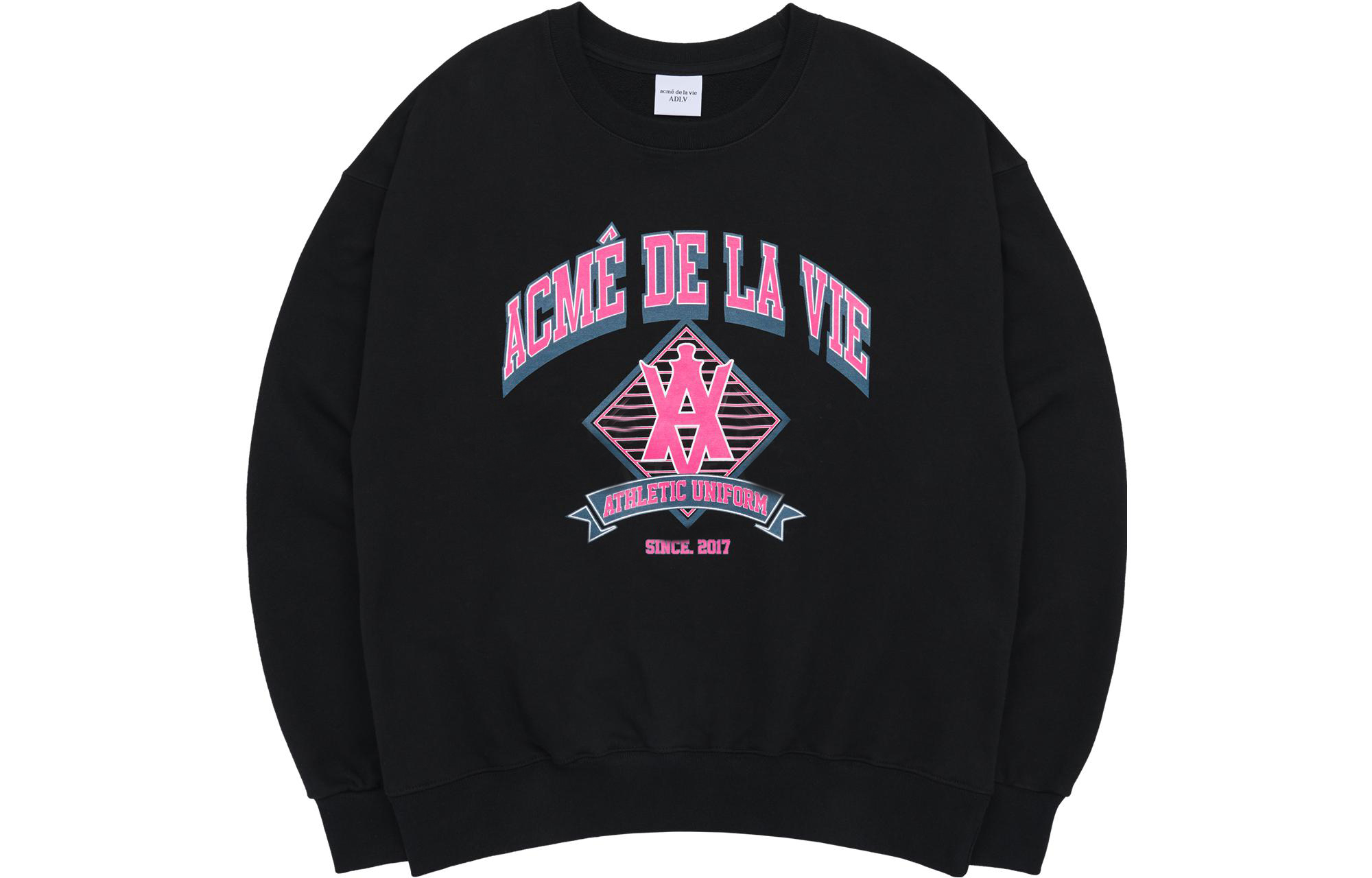 acmé de la vie (ADLV) Unisex Logo Hoodie in Black ADLV-23SS-SWLADS-BLK