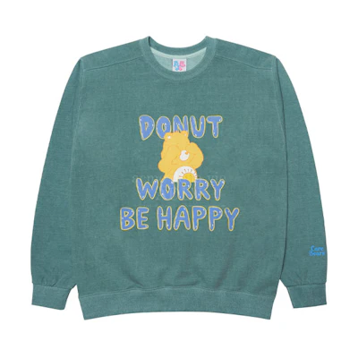 acmé de la vie (ADLV) Care Bears Balloon Logo Green Crewneck Sweatshirt ADLV-21FW-SWCBWR-WGN