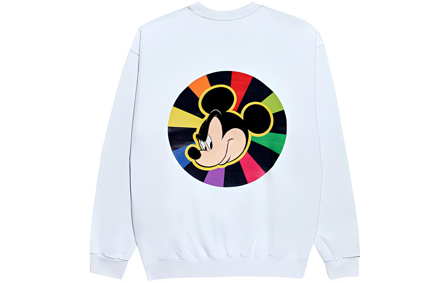 acmé de la vie (ADLV) Disney Collab Mascot Mickey Crewneck Sweatshirt White Unisex ADLV-20SS-SWDIMC-WHT
