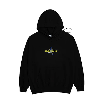 acmé de la vie ACME de la Vie (ADLV) Logo Hoodie Unisex Black Casual Couples Edition ADLV-20FW-HDLGRN-BLK