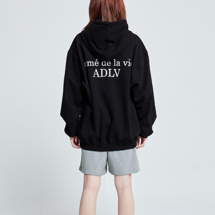 Purchase acmé de la vie ADLV Hoodie Hitam Unisex dengan Cetakan Little Bunny Girl ADLV-20SS-HDBKBF-RBT