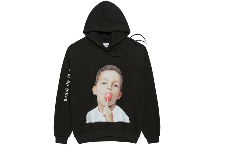 Order 아크메드라비 ADLV 퍼니 보이 그래픽 풀오버 후디 유니섹스 블랙 ADLV-SS18-4