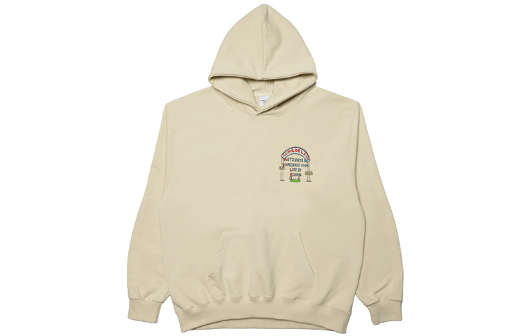 acmé de la vie ACME de la Vie ADLV Giraffe Graphic Hoodie Beige Unisex Casual Sweatshirt ADLV-21FW-HDAGRF-BEG