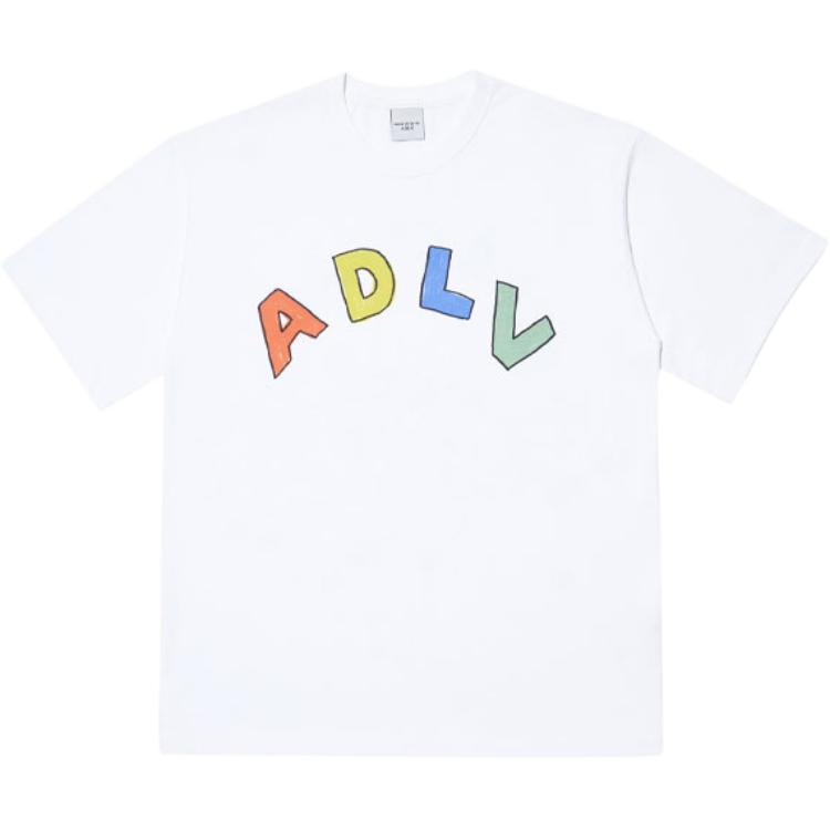 Acmé De La Vie ACME DE LA VIE ADLV Guitar Bear Logo T-Shirt Unisex White ADLV-21SS-SSADGB-WHT
