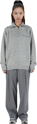 Acmé De La Vie ADLV Sweater Wol Half-Zip Unisex - Abu-abu. ADLV-21FW-KNLEWH-GRY Shop Acmé De La Vie ADLV Sweater Wol Half-Zip Unisex - Abu-abu. ADLV-21FW-KNLEWH-GRY