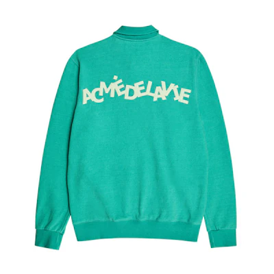 acmé de la vie acme de la vie ADLV Letter Print Long Sleeve Sweatshirt Mint Green Unisex ADLV-21SS-PKLGPL-MNT