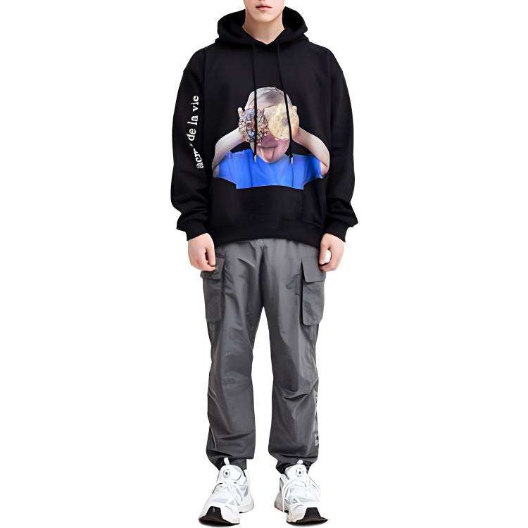 Purchase acmé de la vie ADLV Hoodie Logo Print Oversized Unisex Hitam ADLV-18FW-HDBKBF-DN2