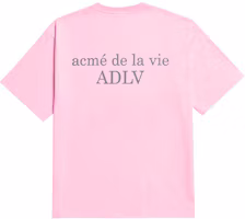 Acmé De La Vie ACME DE LA VIE ADLV Pink Basic Logo Print Unisex Short Sleeve T-Shirt ADLV-20SS-SSBLN2-PNK