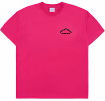 Acmé De La Vie ACME DE LA VIE ADLV Pink Letter Print Crewneck Short Sleeve T-Shirt Mens ADLV-24SS-SSLSEC-PNK Acmé De La Vie ACME DE LA VIE ADLV Pink Letter Print Crewneck Short Sleeve T-Shirt Mens ADLV-24SS-SSLSEC-PNK
