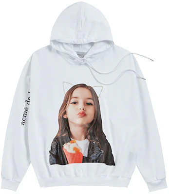acmé de la vie ADLV Hoodie Unisex Putih Grafik Pouting Girl ADLV-18FW-HDWHBF-KIS Order acmé de la vie ADLV Hoodie Unisex Putih Grafik Pouting Girl ADLV-18FW-HDWHBF-KIS