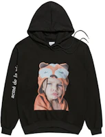 acmé de la vie acme de la vie ADLV Raccoon Girl Graphic Oversized Hoodie Unisex Black ADLV-19FW-HDBKBF-RAC acmé de la vie acme de la vie ADLV Raccoon Girl Graphic Oversized Hoodie Unisex Black ADLV-19FW-HDBKBF-RAC