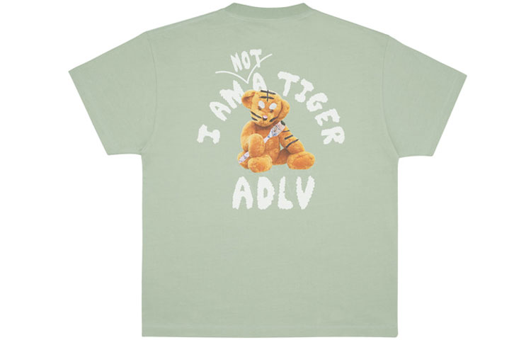 Acmé De La Vie acme de la vie ADLV SS22 Tiger Teddy Bear Mint Green Unisex Graphic Tee. ADLV-22SS-SSTTBD-MNT