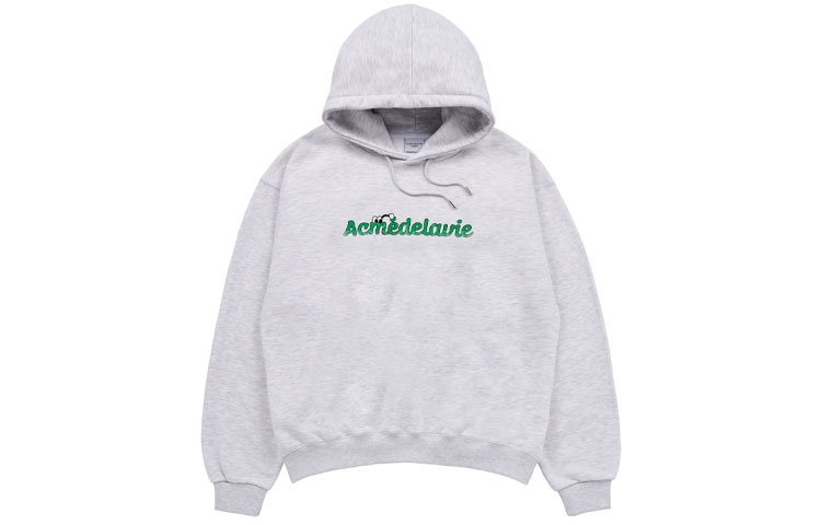 acmé de la vie ACME DE LA VIE ADLV SS23 Alphabet Print Pullover Unisex Sweatshirt Gray ADLV-23SS-HDAGFN-MEL