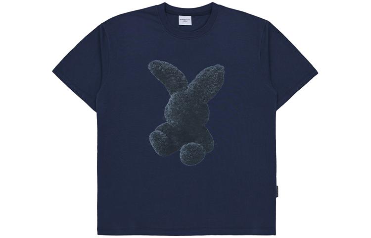 Acmé De La Vie ACME DE LA VIE ADLV SS23 Lunar Year Blue Bunny Print T-Shirt Unisex. ADLV-23SS-SSBKZR-NVY