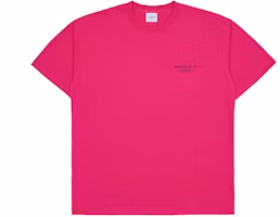 Acmé De La Vie ACME DE LA VIE ADLV SS23 Pink Letter Print Short Sleeve T-Shirt for Men ADLV-23SS-SSLBSN-PNK Acmé De La Vie ACME DE LA VIE ADLV SS23 Pink Letter Print Short Sleeve T-Shirt for Men ADLV-23SS-SSLBSN-PNK