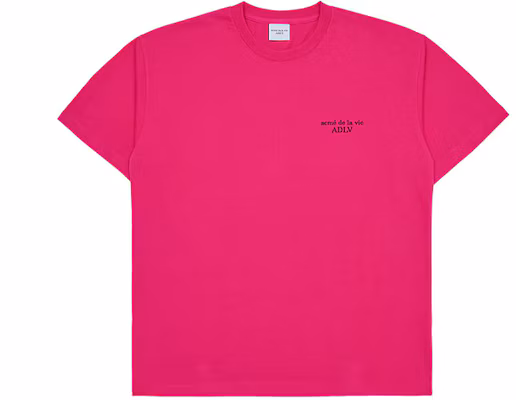 Acmé De La Vie ACME DE LA VIE ADLV SS23 Pink Letter Print Short Sleeve T-Shirt for Men ADLV-23SS-SSLBSN-PNK Buy Acmé De La Vie ACME DE LA VIE ADLV SS23 Pink Letter Print Short Sleeve T-Shirt for Men ADLV-23SS-SSLBSN-PNK