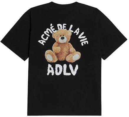 Acmé De La Vie ACME de la Vie ADLV Teddy Bear Cartoon Print T-Shirt Unisex Black ADLV-21SS-SSADBK-TBD Buy Acmé De La Vie ACME de la Vie ADLV Teddy Bear Cartoon Print T-Shirt Unisex Black ADLV-21SS-SSADBK-TBD