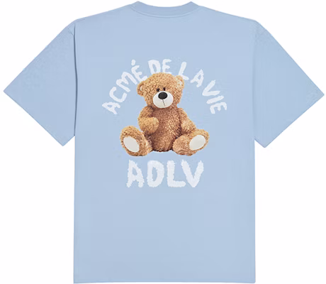 Acmé De La Vie Acme de la Vie ADLV Teddy Bear Graphic Tee Unisex Sky Blue. ADLV-21SS-SSADSB-TBD Buy Acmé De La Vie Acme de la Vie ADLV Teddy Bear Graphic Tee Unisex Sky Blue. ADLV-21SS-SSADSB-TBD