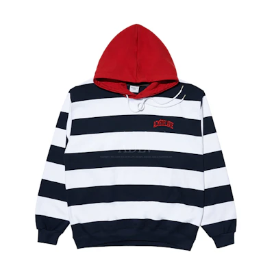 acmé de la vie ACME de la Vie ADLV Unisex Colorblock Striped Hoodie ADLV-21FW-HDLSTA-NVY