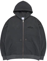 acmé de la vie acme de la vie ADLV Unisex Gray Full-Zip Hoodie Sweatshirt with Drawstrings ADLV-23SS-ZPLMDP-CHA acmé de la vie acme de la vie ADLV Unisex Gray Full-Zip Hoodie Sweatshirt with Drawstrings ADLV-23SS-ZPLMDP-CHA