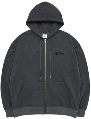 아크메드라비 ADLV 유니섹스 그레이 풀집 후드티 셔츠 드로스트링 포함 ADLV-23SS-ZPLMDP-CHA Order 아크메드라비 ADLV 유니섹스 그레이 풀집 후드티 셔츠 드로스트링 포함 ADLV-23SS-ZPLMDP-CHA