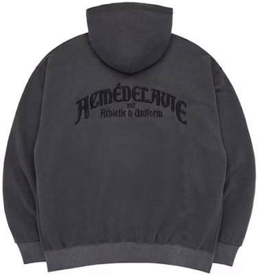 아크메드라비 ADLV 유니섹스 그레이 풀집 후드티 셔츠 드로스트링 포함 ADLV-23SS-ZPLMDP-CHA Lookbook 아크메드라비 ADLV 유니섹스 그레이 풀집 후드티 셔츠 드로스트링 포함 ADLV-23SS-ZPLMDP-CHA