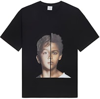 Acmé De La Vie ACME de la vie Boy Graphic Unisex Black Loose Fit Crewneck T-Shirt ADLV-18SS-SSBKBF-TB Acmé De La Vie ACME de la vie Boy Graphic Unisex Black Loose Fit Crewneck T-Shirt ADLV-18SS-SSBKBF-TB