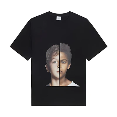Acmé De La Vie ACME de la vie Boy Graphic Unisex Black Loose Fit Crewneck T-Shirt ADLV-18SS-SSBKBF-TB