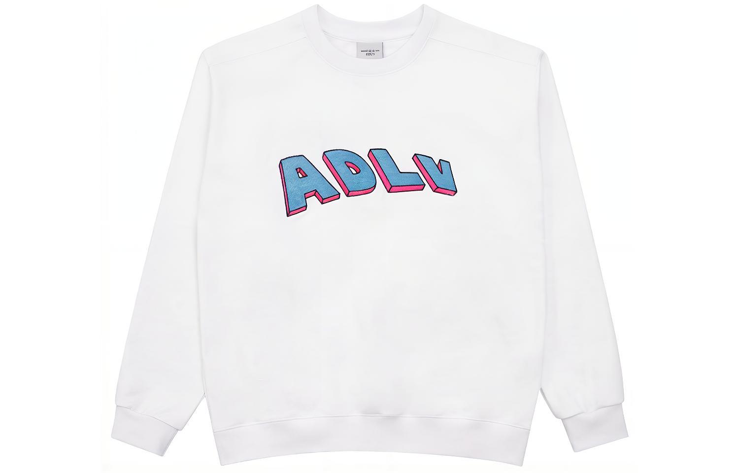 acmé de la vie ADLV 3D Double-Sided Logo Pullover Hoodie Unisex White ADLV-21SS-SWL3TT-WHT