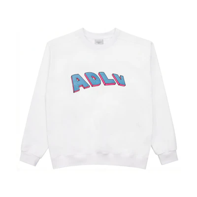 acmé de la vie ADLV 3D Double-Sided Logo Pullover Hoodie Unisex White ADLV-21SS-SWL3TT-WHT