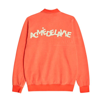acmé de la vie/ADLV Alphabet Print Long Sleeve Sweatshirt Unisex Orange ADLV-21SS-PKLGPL-ORG