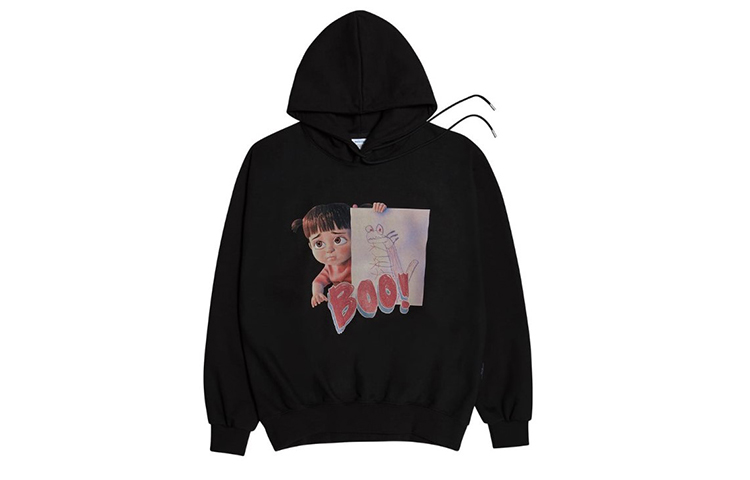 acmé de la vie ADLV Anime Long Sleeve Unisex Sweatshirt - Black ADLV-20FW-HDDIBK-CBO