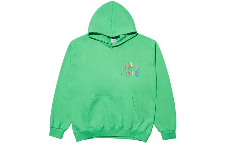 acmé de la vie/ADLV Balloon Teddy Bear Hoodie Unisex Bright Green ADLV-21FW-HDABTB-LGN