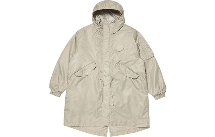 acmé de la vie ADLV Beige Unisex Oversized Casual Hoodie Jacket ADLV-21FW-JKFTVW-BEG