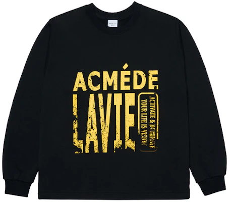 acmé de la vie ADLV 大Logo復古款圓領衛衣 男女款 黑色 ADLV-21FW-SWLVTF-BLK Buy acmé de la vie ADLV 大Logo復古款圓領衛衣 男女款 黑色 ADLV-21FW-SWLVTF-BLK
