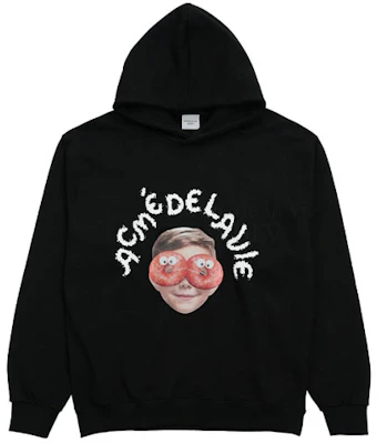 acmé de la vie ADLV 黑色连帽衫 红色甜甜圈男孩图案 男女同款 ADLV-21SS-HDARSD-BLK Buy acmé de la vie ADLV 黑色连帽衫 红色甜甜圈男孩图案 男女同款 ADLV-21SS-HDARSD-BLK