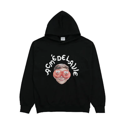 acmé de la vie ADLV Black Hoodie Red Donut Boy Graphic Unisex ADLV-21SS-HDARSD-BLK