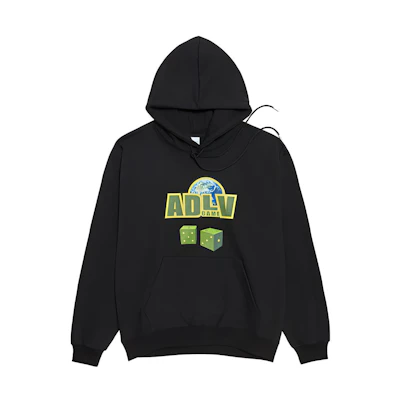 acmé de la vie/ADLV Black Planet Dice Hoodie Unisex Pullover ADLV-19FW-HDLGBK-GMB