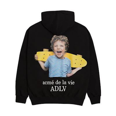 acmé de la vie ADLV Black Zip Hoodie Skateboard Boy Unisex - Gift Recommendation ADLV-20FW-ZUBKBF-SKB