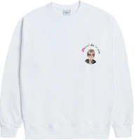 acmé de la vie ADLV Blessing Boy Crewneck Oversized Sweatshirt Unisex White ADLV-20SS-SWWHBF-MPR acmé de la vie ADLV Blessing Boy Crewneck Oversized Sweatshirt Unisex White ADLV-20SS-SWWHBF-MPR